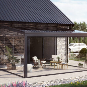 Pergola s prosklenou střechou TIRA